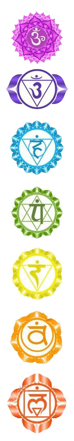 7 chakras symbols
